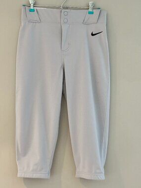 Nike Kids Vapor Select Baseball Pants Grey Size Large NWT Youth Boys